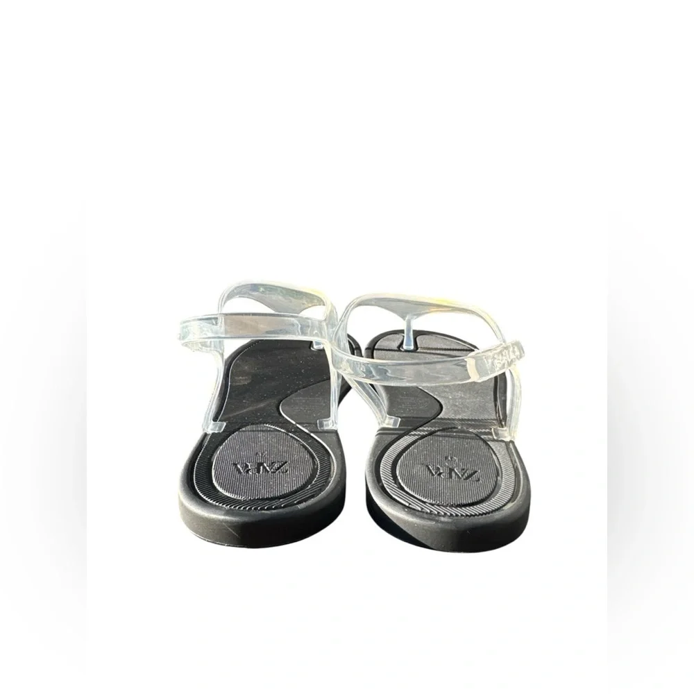 Vinyl Strap Zara sandals, Size 39(8.5) - Picture 5 of 7
